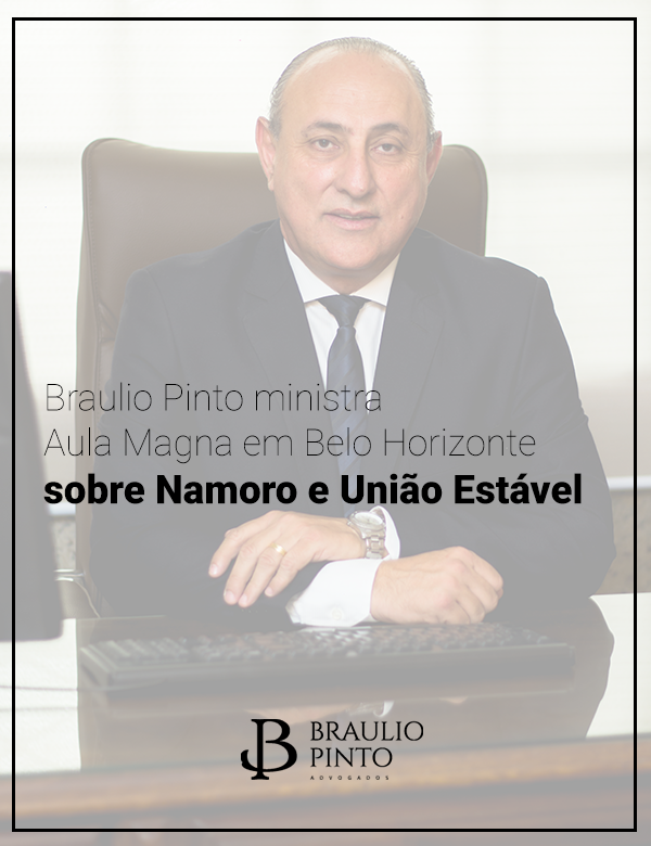 Braulio Pinto ministra Aula Magna em Belo Horizonte sobre Namoro e UniÃ£o EstÃ¡vel