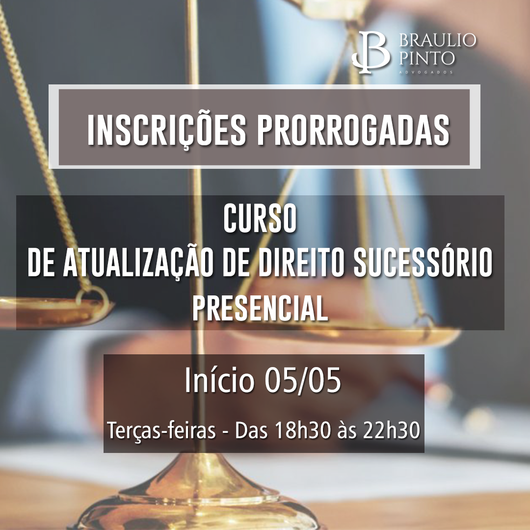 CURSO DE ATUALIZAÃ‡ÃƒO DE DIREITO SUCESSÃ“RIO